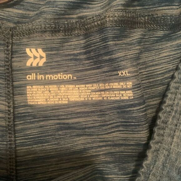 All In Motion Heather Blue Shorts Size XXL - Picture 4 of 4